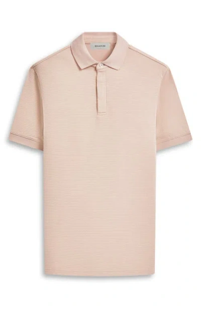 Bugatchi Textured Polo In Sand