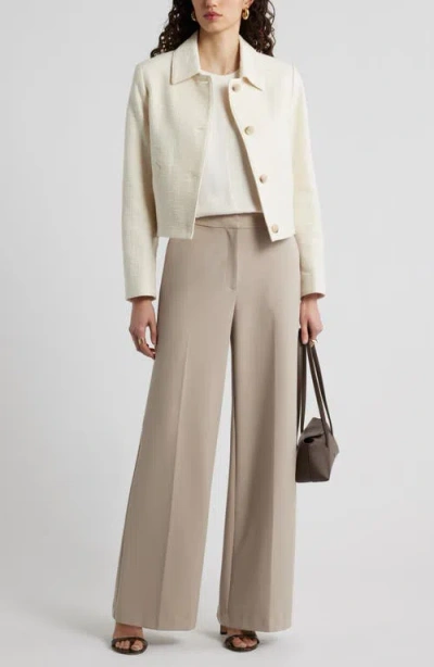 Nordstrom Textured Button Front Jacket