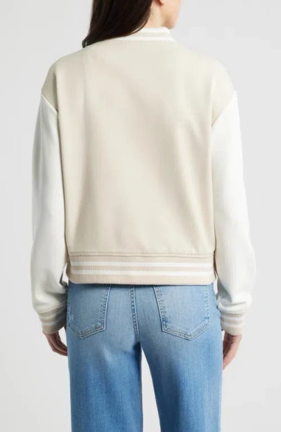 Bernardo Ponte Varsity Jacket In Brown