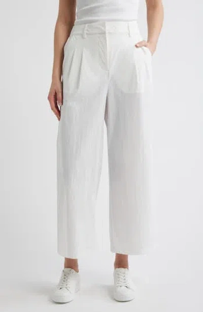 Bernardo Panel Seamed Pull-on Pant In White