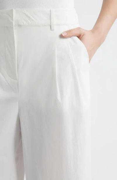 Bernardo Panel Seamed Pull-on Pant In White