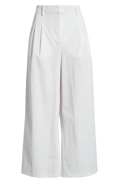 Bernardo Panel Seamed Pull-on Pant In White