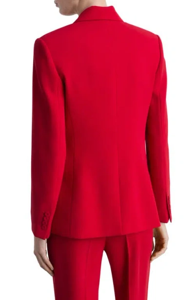 Mango Structured Suit Jacket In Red