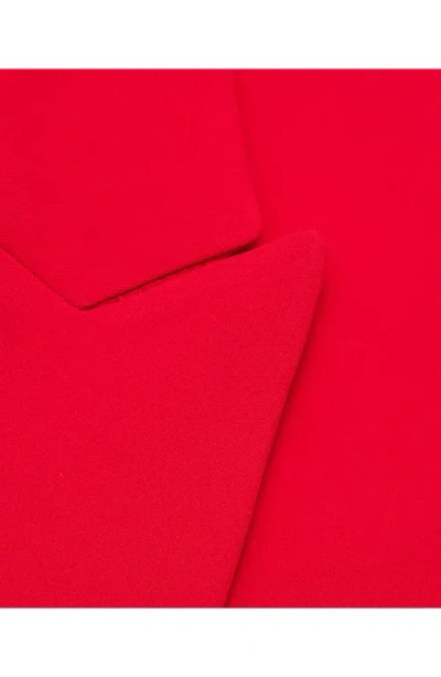 Mango Structured Suit Jacket In Red