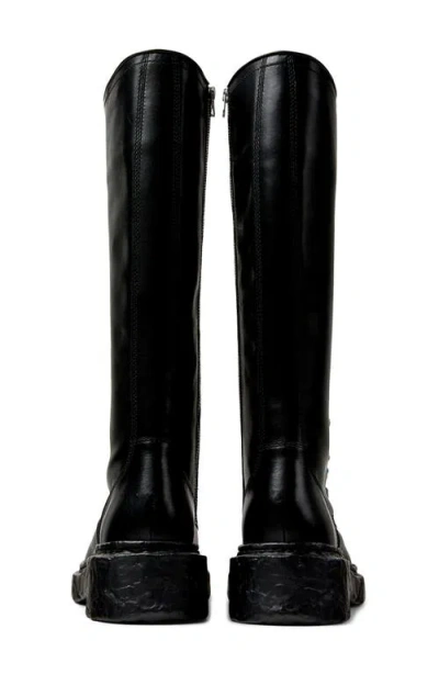 Camper Lab Vamonos Combat Boot In Black