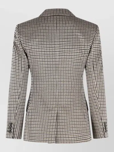 Max Mara Eccelso Blazer Viscose Virgin Wool Tailoring In Multi