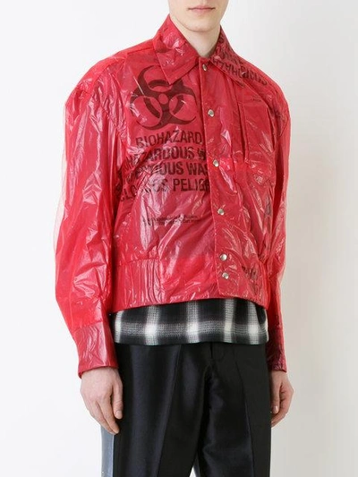 Shop Private Policy Volume Jacket - Red