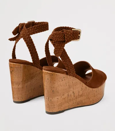 Jimmy Choo Goat Leather Slide Sandals With Soft Lamb Leather Lining In Brown