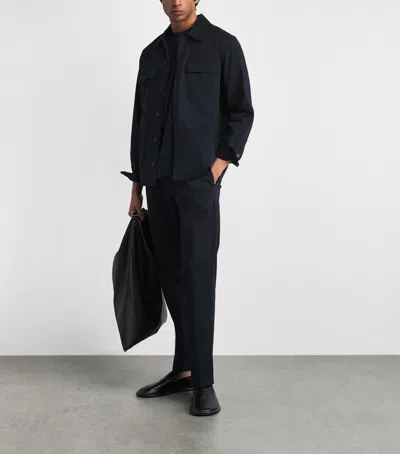 Samsoe & Samsoe Samsøe Samsøe Straight Tailored Trousers In Navy