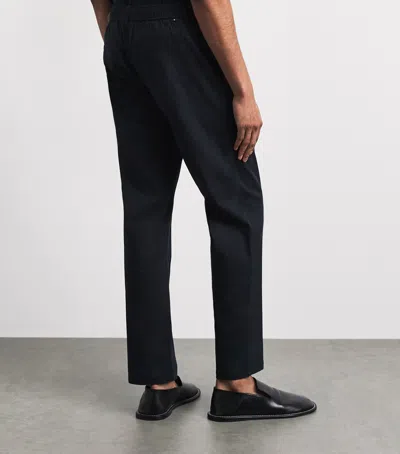 Samsoe & Samsoe Samsøe Samsøe Straight Tailored Trousers In Navy