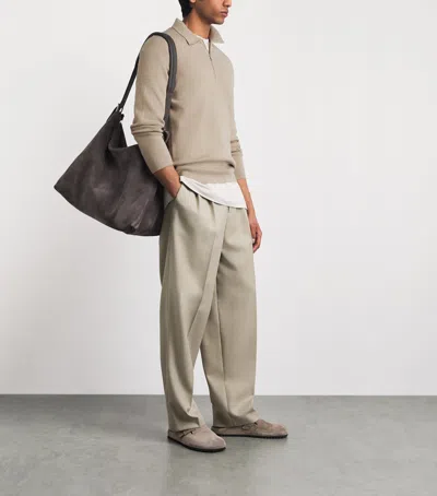 Samsoe & Samsoe Samsøe Samsøe Guna Half-zip Sweater In Beige