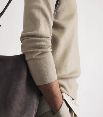 Samsoe & Samsoe Samsøe Samsøe Guna Half-zip Sweater In Beige