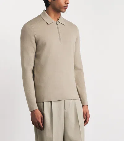 Samsoe & Samsoe Samsøe Samsøe Guna Half-zip Sweater In Beige