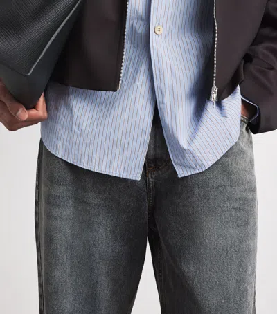 System Wide-leg Jeans In Grey