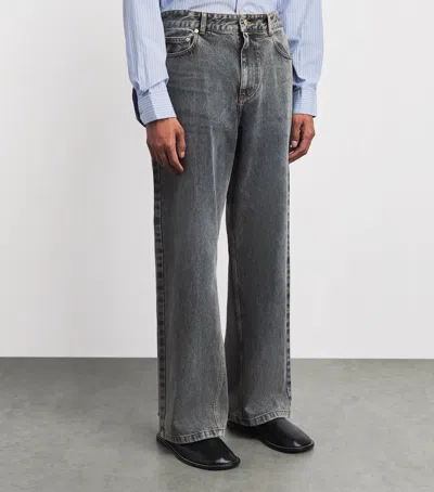 System Wide-leg Jeans In Grey