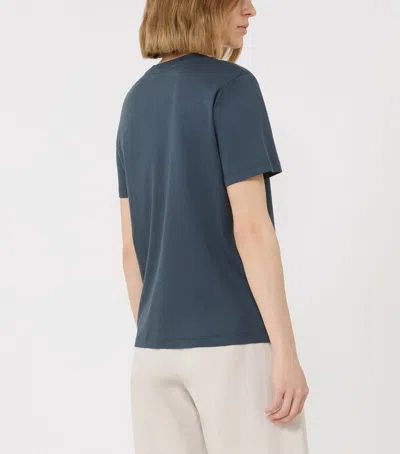 Max Mara Embellished Jersey T-shirt In Blue