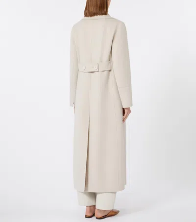 Max Mara Virgin Wool Coat In Beige