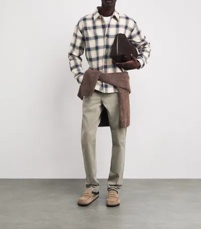 Frame Cotton-blend Check Overshirt