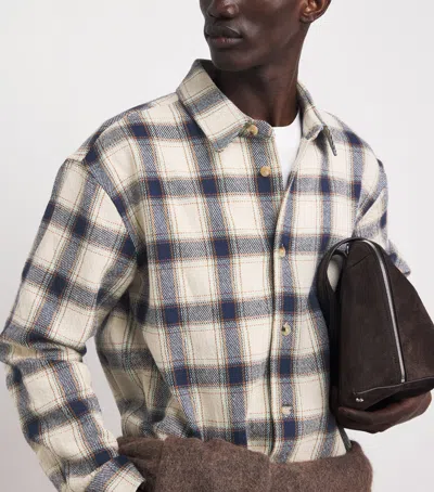 Frame Cotton-blend Check Overshirt