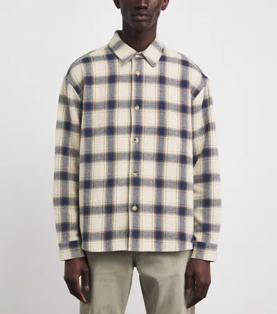 Frame Cotton-blend Check Overshirt