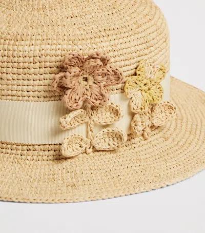 Bonpoint Raffia Hat In Brown