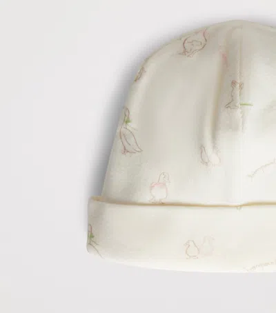 Bonpoint Cotton Printed Hat In Neutral