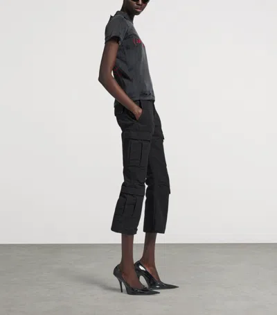 Balenciaga Cotton Dirac Formula T-shirt In Yellow