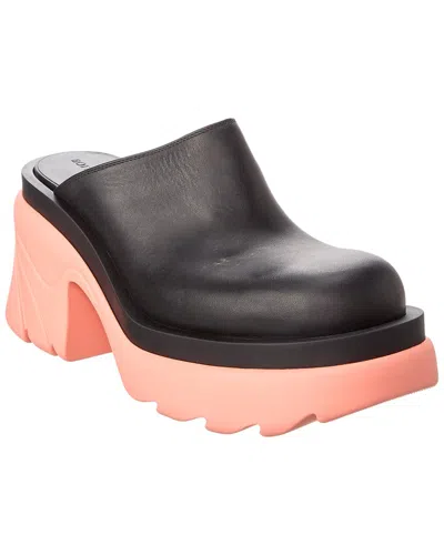 Bottega Veneta Flash Platform Mules In Black