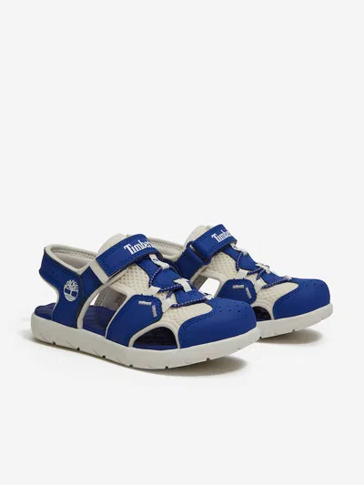 Timberland Perkins Row Touch-strap Sandals In Blue