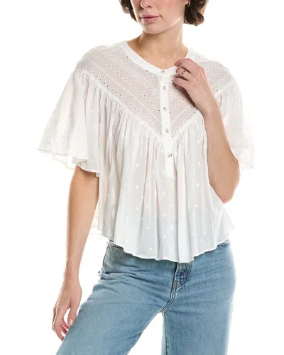 Meiven Top In White