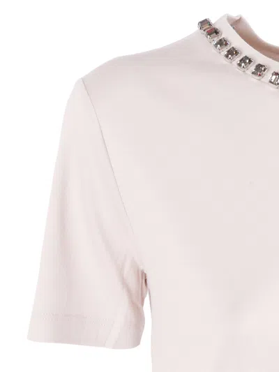 S Max Mara T-shirt Bingo In Pink