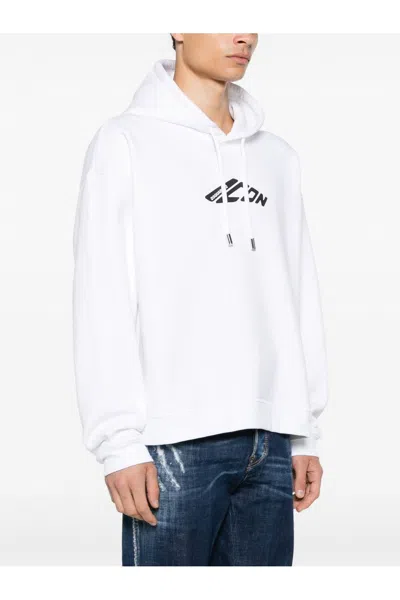 Dsquared2 Icon New Generation Hooded Sweatshirt In White
