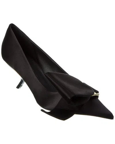 Ferragamo Erica Satin Pump In Black