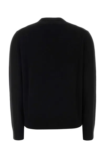 S Maxmara 黑色 Ribes 羊毛开衫 In Black