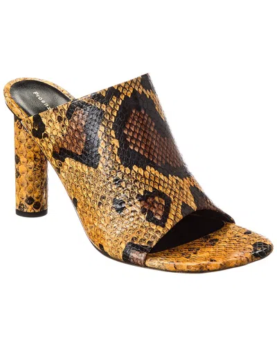 Proenza Schouler Python-embossed Leather Sandal In Multi