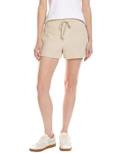 Atm Anthony Thomas Melillo Waffle Pull-on Short In Neutral