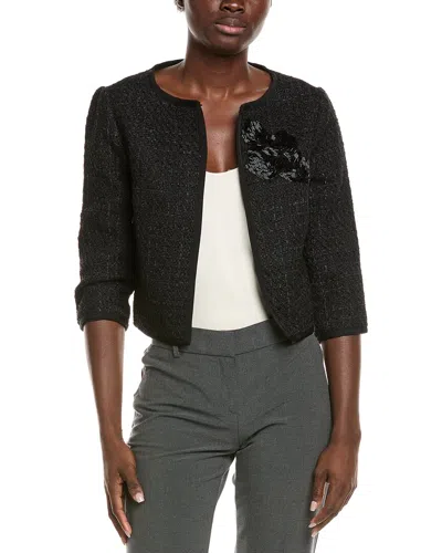 Kay Unger Louisa Evening Jacket In Black