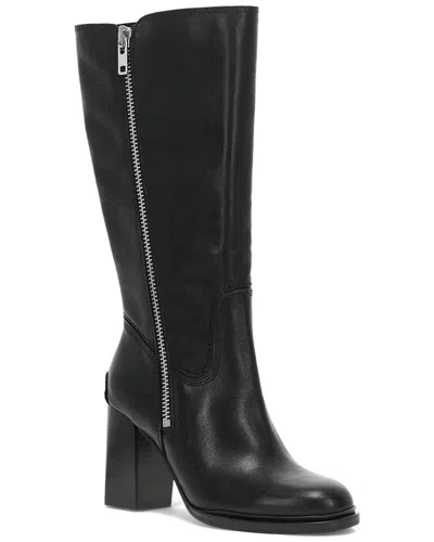 Frye Alex Heavy Zip Leather Boot In Black