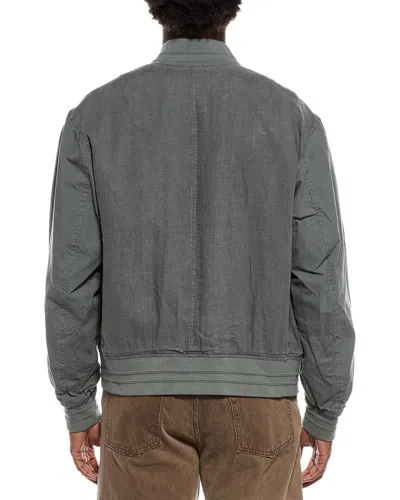 Rag & Bone Leo Linen Souvenir Jacket In Gray