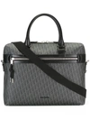 DIOR logo pattern briefcase,POLYURETHANE100%