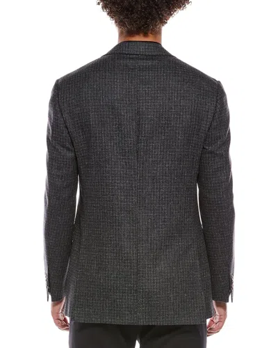Canali Wool Blazer In Gray
