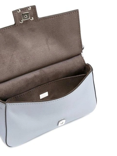 Shop Fendi Double Micro Baguette Shoulder Bag