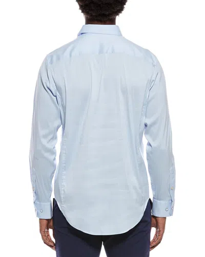 Rag & Bone Patrick Poplin Shirt In Blue