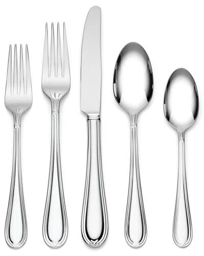 Lenox Ashbridge 80-piece Flatware Set In Silver