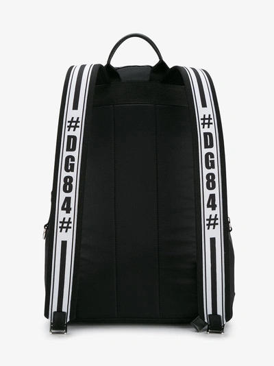 Shop Dolce & Gabbana Patch Embroidered Backpack