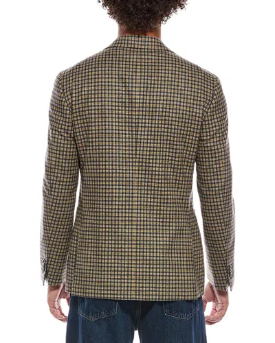 Canali Wool Blazer In Brown