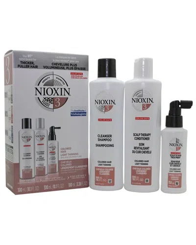 Nioxin Unisex System 3 Starter Kit 3pc Set In White