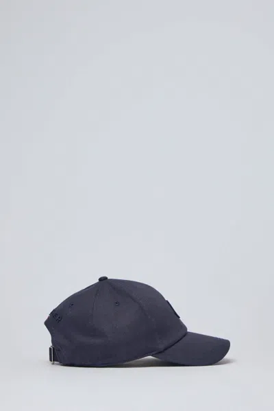 Moncler L20913b000210u618 Tricolour Logo Baseball Cap In Blue