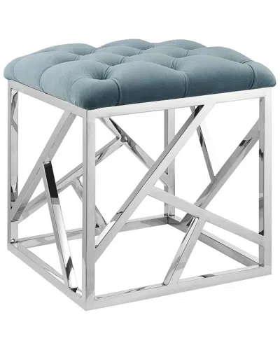 Modway Intersperse Ottoman In Blue