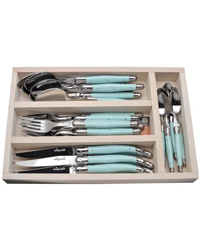 Jean Dubost 24pc Flatware Set In Multi